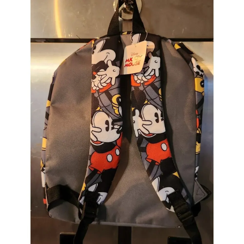Mickey Mouse All-Over Print Backpack Disney MECF92-W New With Tag